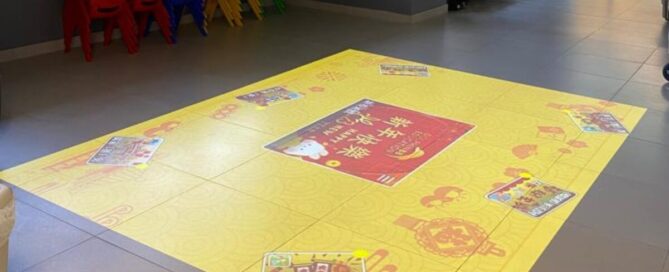 Interactive learning experience with WizeFloor system